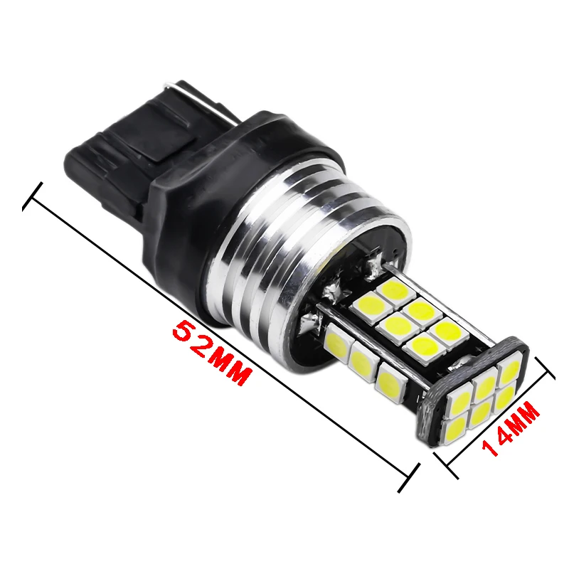 Светодиодный сигнальный светильник T20 2x супер-яркий светодиодный 24SMD 3030 WY21W W21/5W W21W
