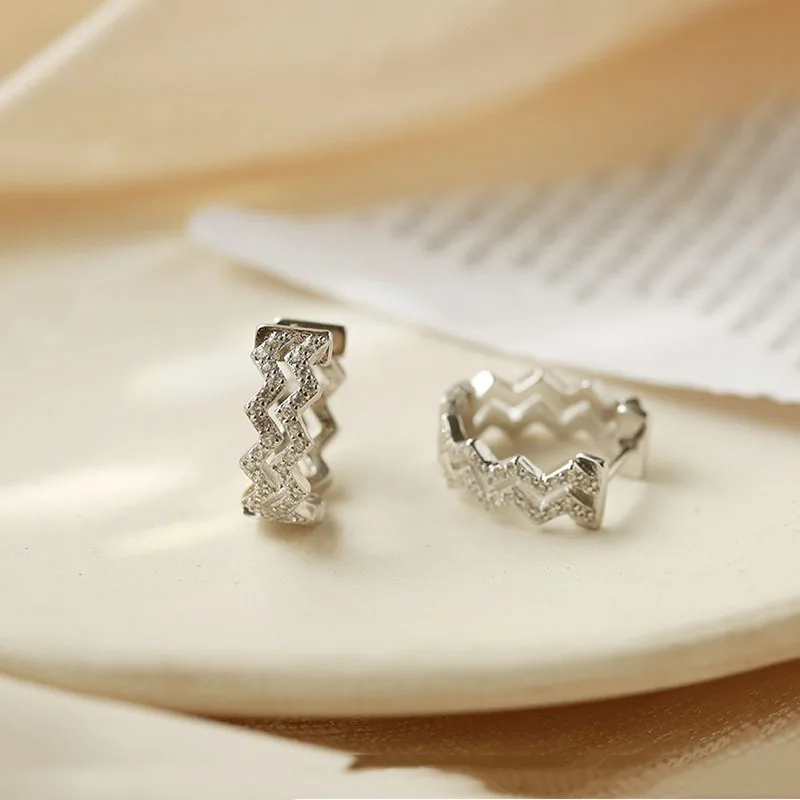

Silver 925 Jewelry Earrings For Women Pattern Gilded Hoop Earring Gold/Silver Jewelry 2021 Trend Jewelry Fine Gift