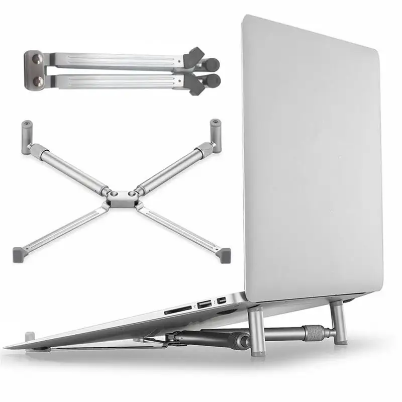 

Portable Laptop Stand Adjustable Aluminium Foldable Notebook Support Laptop Base Macbook Pro Holder Bracket Computer Accessories