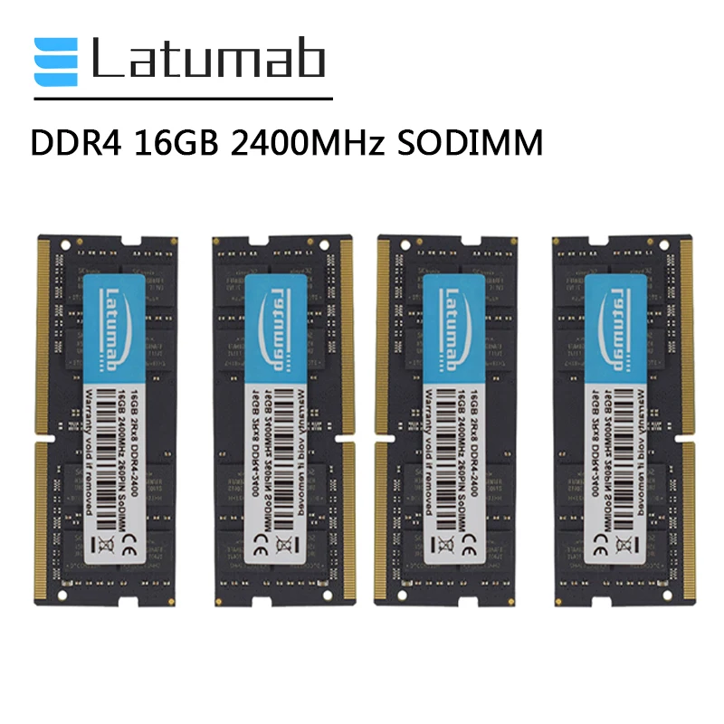

Память для ноутбука Latumab DDR4, 16 ГБ, 32 ГБ, 2400 МГц, 260 контактов, 1,2 в