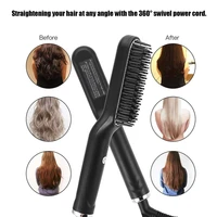 portable multifunctional styling comb straight hair comb beard comb hot air comb triple straight hair splint