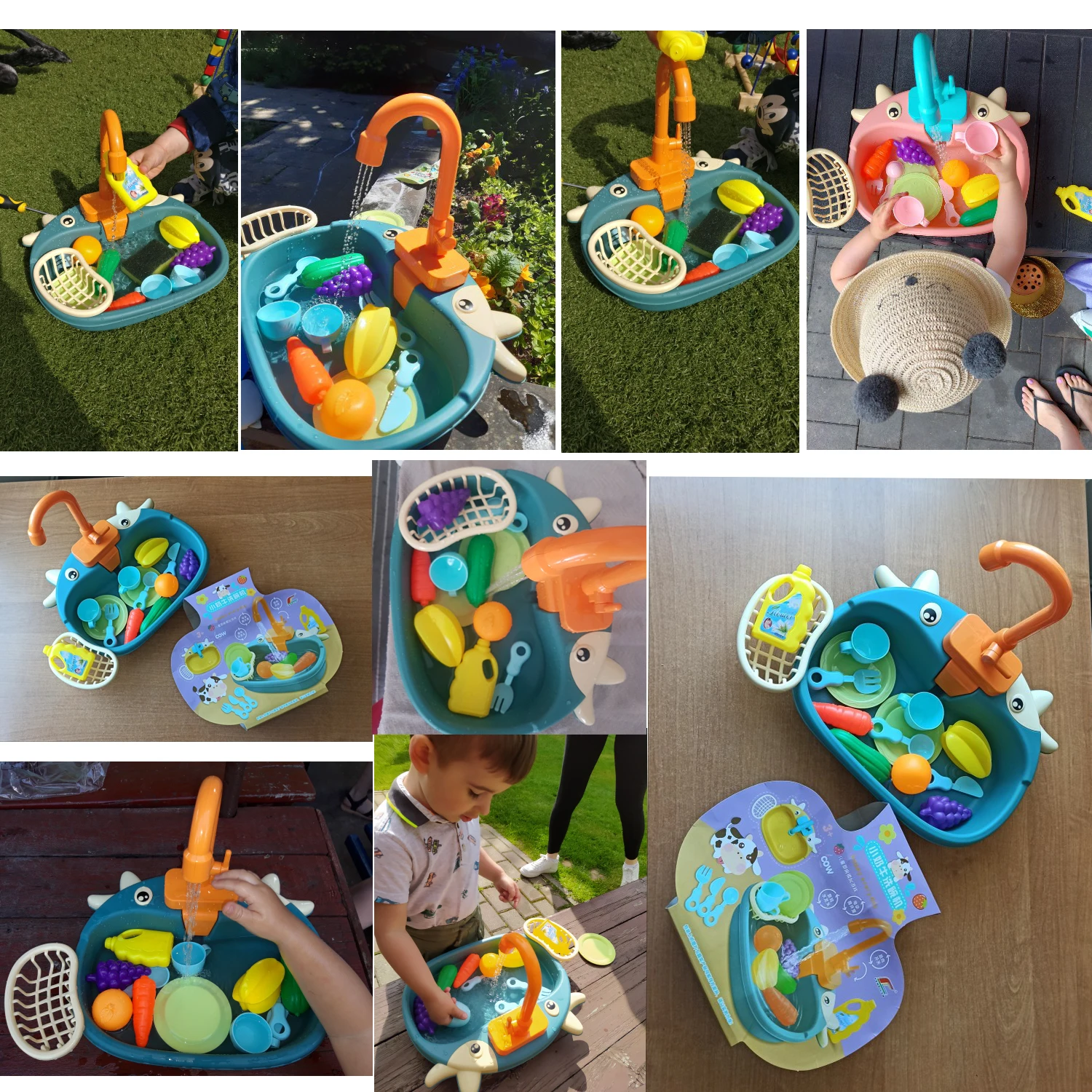 Детская игрушка для кухонной раковины набор мытья посуды игрушки ролевые игры