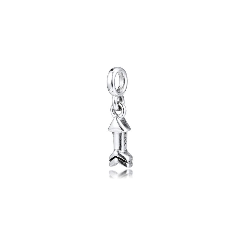 Fits Europe Me Bracelet Argent 925 Sterling Silver My Arrow Dangle Charm Small Hole Beads for Jewelry Making Bijoux | Украшения и