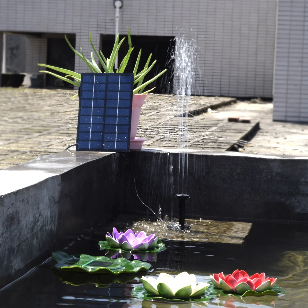

High Quality Solar-Powered Pump Brushless DC Solar Power Fountain Pool Water Pump Garden Plants Watering Kit solar pond pump