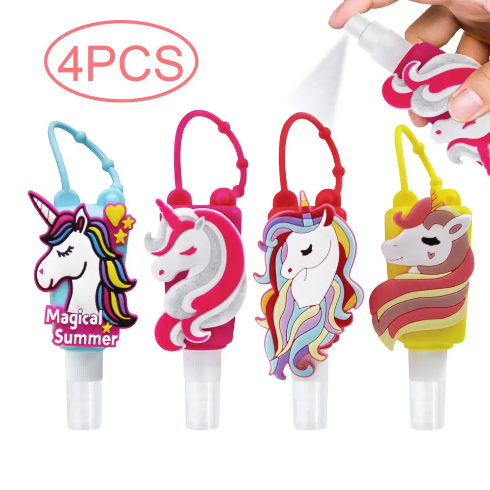 

4 шт., силиконовые многоразовые косметические контейнеры, 30 мл