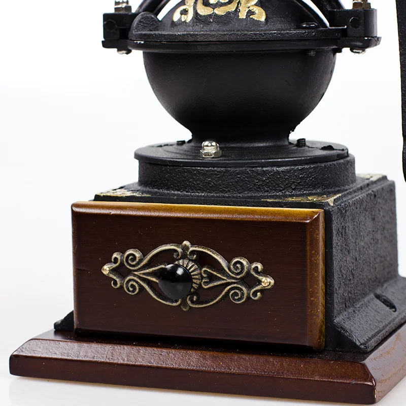 Бытовая мельница для зерен в ретро стиле Классическая Ручная машина измельчения