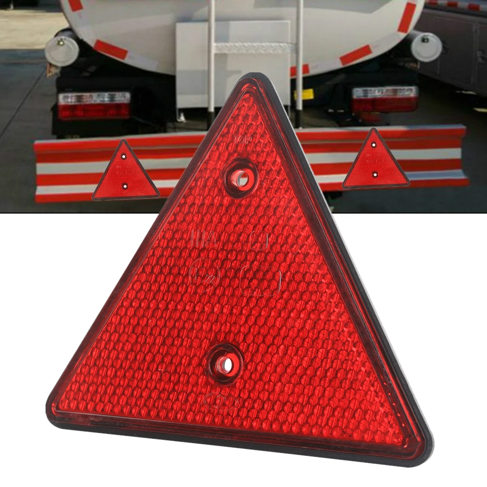 

Trailers RV ABS UV PC Material Car Accessories Reflector Waterproof Sun Protection Cold Protection Red Reflector Screw Fit Rear