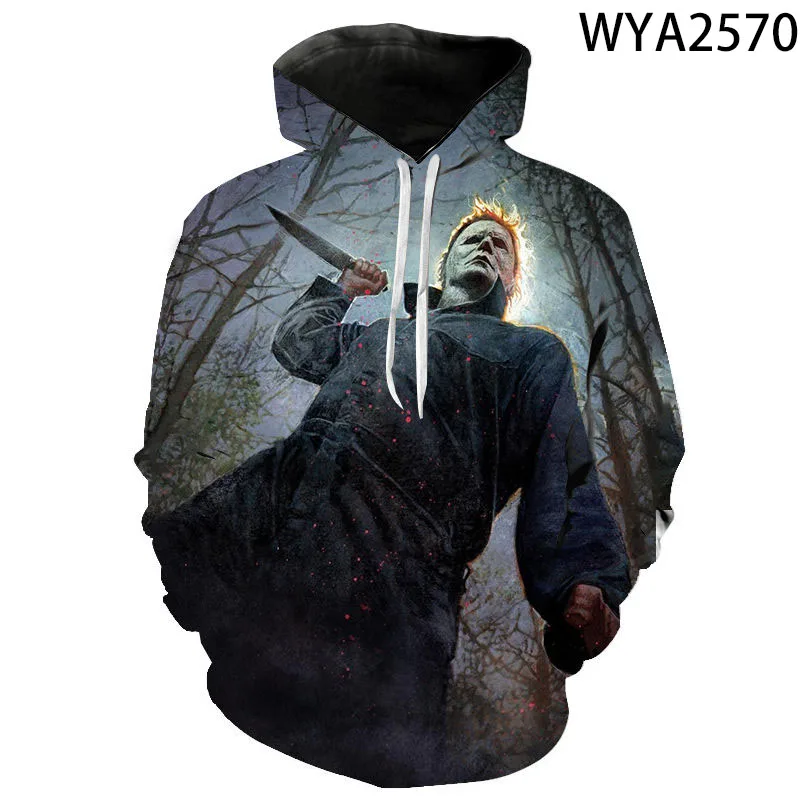 

3D Printed New Michael Myers Hoodies Men Women Children Streetwear Sweatshirts Boy Girl Kids Pullovers Long Sleeve Casual Tops