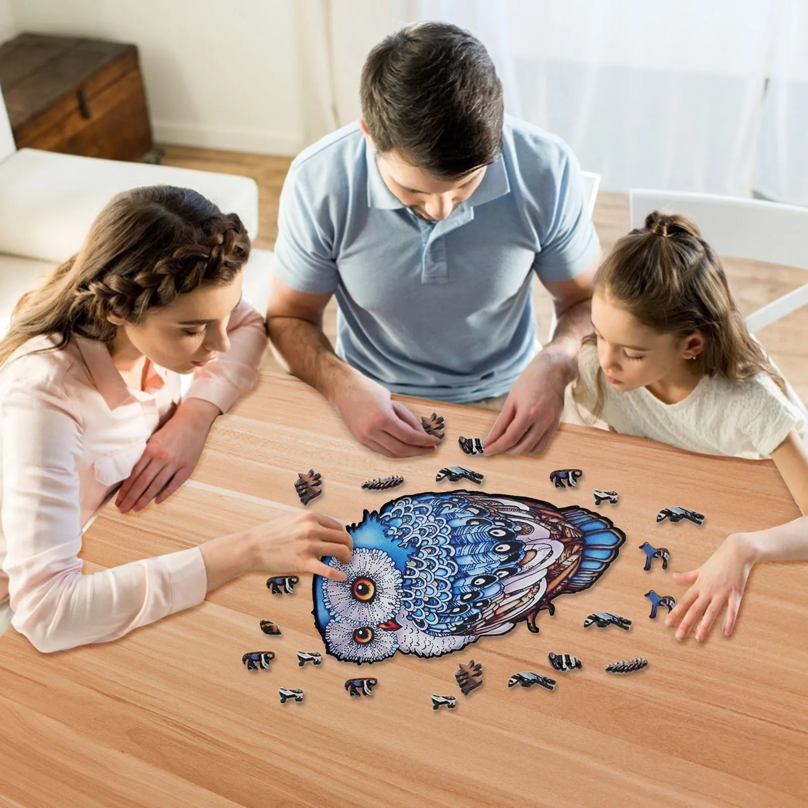 

Adult And Children Educational Holiday Gift Irregular Puzzle Wooden Taste Educational Holiday Gift Irregular Wooden Puzzle