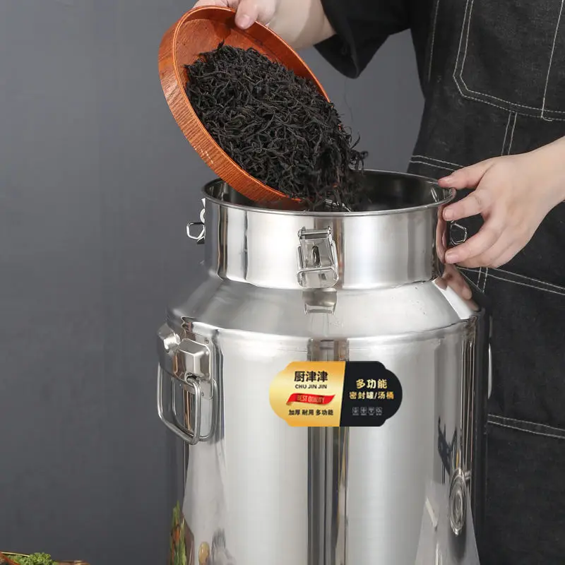 

Stainless Steel Fermenters Wine Fermented Beer Fermenters Milk Barrel Sealing Oil Barrel Tea Canister Storage Pot Container