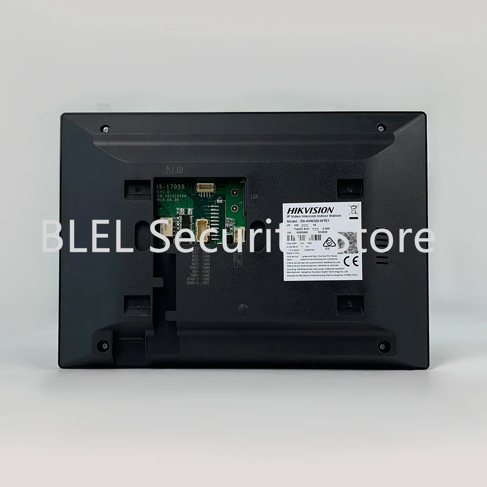 Цена Hikvision DS-KH6320-WTE1 внутренняя станция видеодомофона с 7-дюймовым сенсорным экраном, Стандартный беспроводной монитор POE WIFI