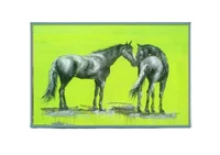 knife painting horse modern hand painted abstract fashion canvas home art wall oil paintings for living room wall