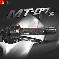 motorcycle brake clutch levers handlebar hand grips for yamaha mt07 fz07 mt 07 fz 07 mt 07 fz 07 2014 2019 2020 2021 accessories