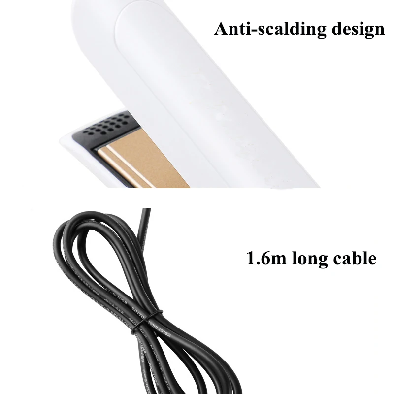 2 в 1 выпрямитель для волос с плоским утюгом Профессиональные керамические щипцы