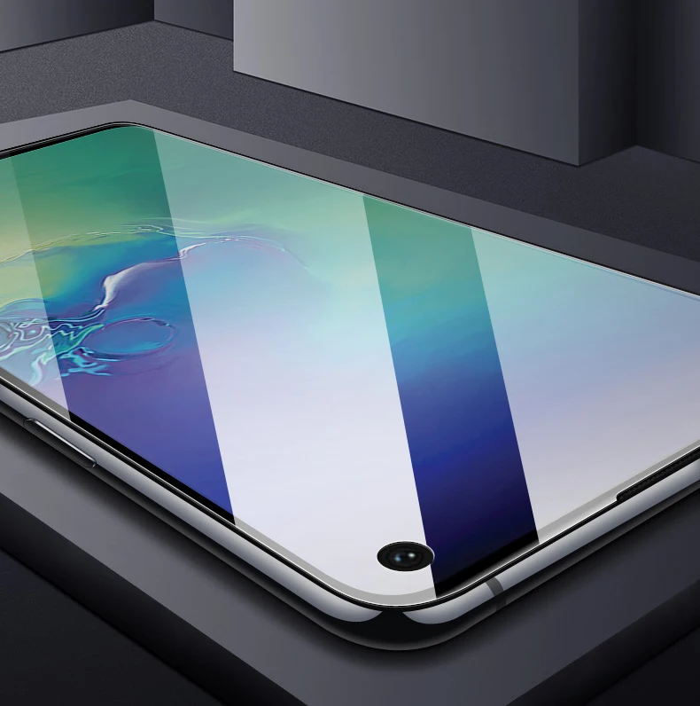 Для Samsung Galaxy S11 S10 S9 S8 PLUS S10E Note 9 8 10 Plus полное покрытие защита экрана силиконовая
