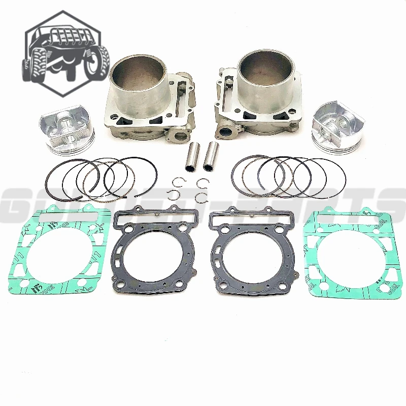 

2PCS Cylinder Repair Kit Ⅰ + Ⅱ Piston Ring Pin Gasket Fit For HISUN 800cc HS800 ATV UTV MASSIMO BENNCHE