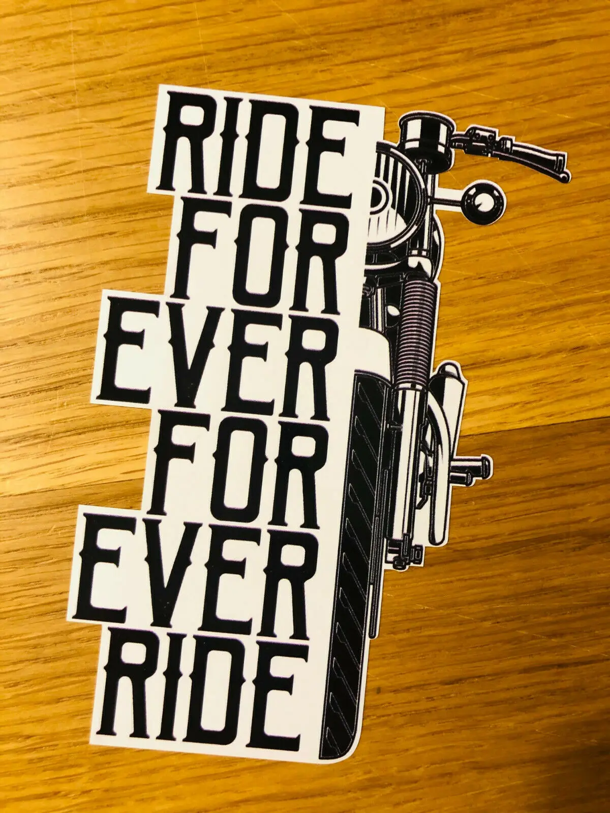 

RIDE FOREVER FOREVER RIDE Aufkleber Sticker Motorcycle Chopper Old School Mi432