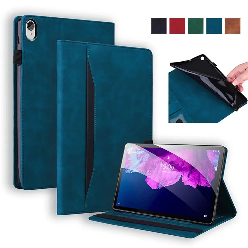 

for Lenovo Tab P11 Plus Case TB-J616X TB-J616F Tab P11 TB-J606F TB-J606L Cover Funda Tablet Business Style Protective Stand Capa