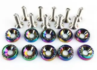 

Универсальные автомобильные болты для номерного знака M6, 10 шт., M6, JDM