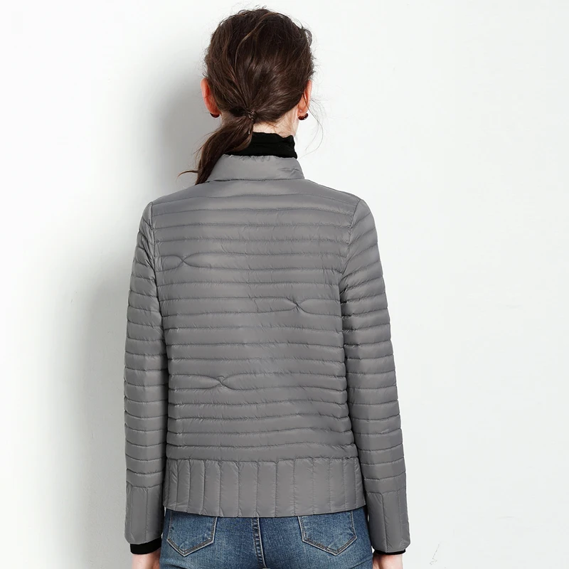 

Woman Winter Short Jacket Ultra Light Down Jacket Female Portable Duck Feather Coat Jackets Lightweight Parkas