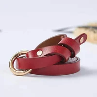 2021 european and american ladies fashion all match decorative casual pin buckle belt 915