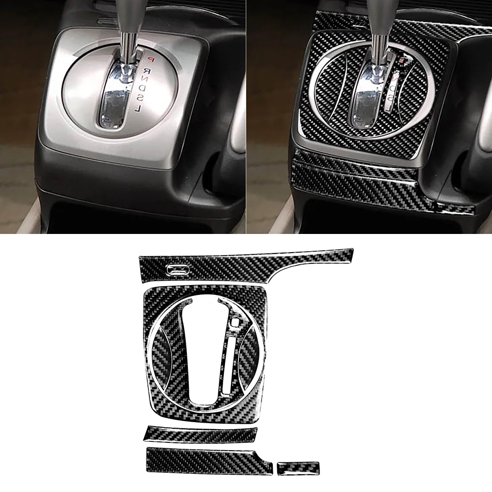 

Car Stickers 8pcs Right-hand Drive Car Gear Panel Stickers for Civic Gen 8 2006-2011 Shift Gear Panel Trim Exterior Accessories