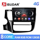 Автомагнитола ISUDAR T72 QLED Android 10 для Mitsubishi Outlander 3 2012-2018 GPS Автомобильный мультимедийный Восьмиядерный процессор ОЗУ 8 Гб ПЗУ 4G FM no 2din