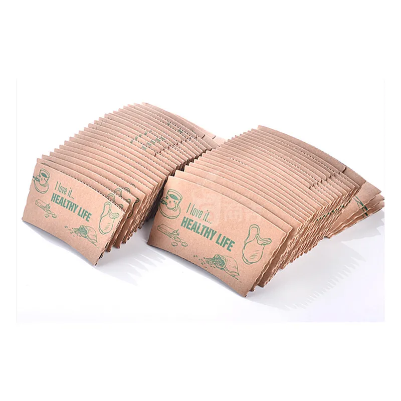 50 шт. высококачественные белые утолщенные бумажные чашки с изоляцией из крафт