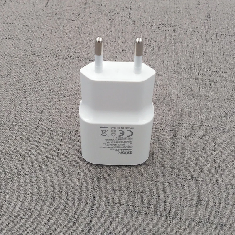 Original Infinix Charger EU Plug Wall Adapter Micro Usb Type C Cable For Zero 8 8i Hot S3 6X 6 4 Pro Note 10 | Мобильные телефоны и