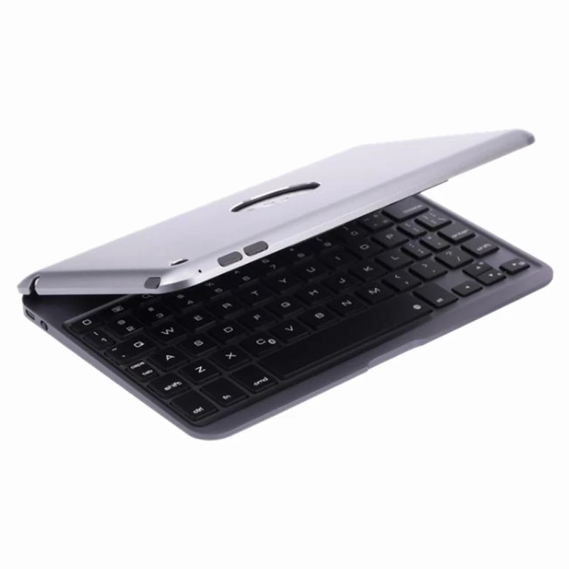 

F04 Colorful Backlit Bluetooth Keyboard for iPad Mini 4, Aluminum Alloy Clamshell Keyboard Case