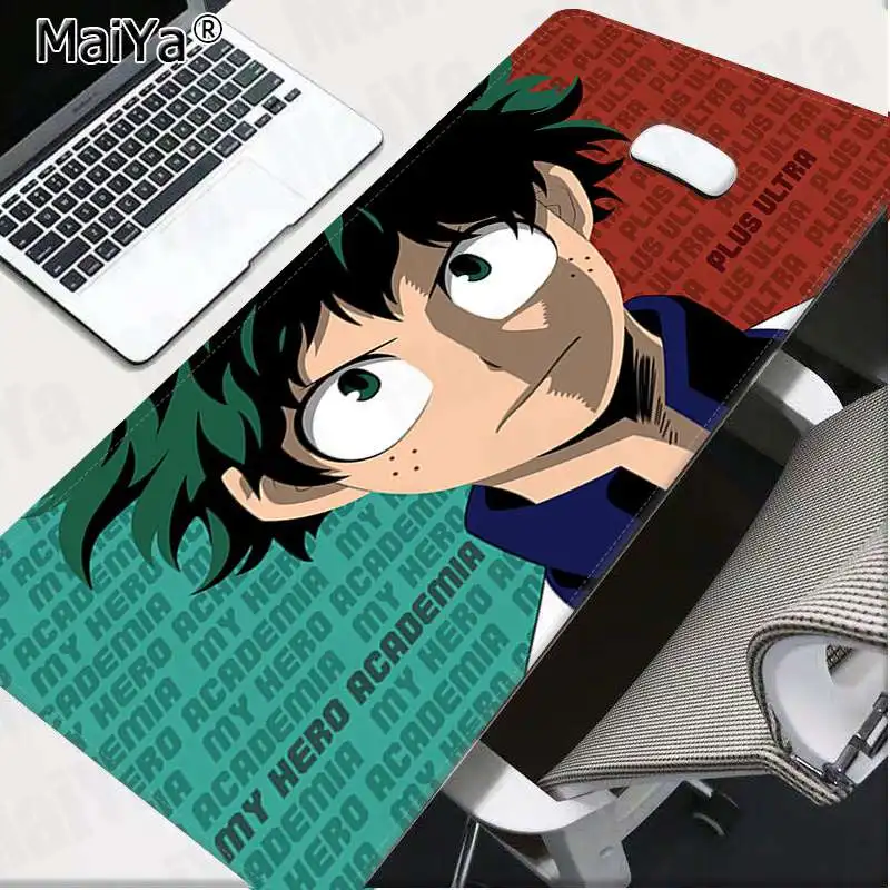 Lock Edge 40X90cm Maiya, высокое качество, коврик для клавиатуры My Hero Academy, резиновый коврик для игровой мыши, Настольный коврик,, большой коврик для мыши, коврик для клавиатуры - Цвет: Lock Edge 40X90cm