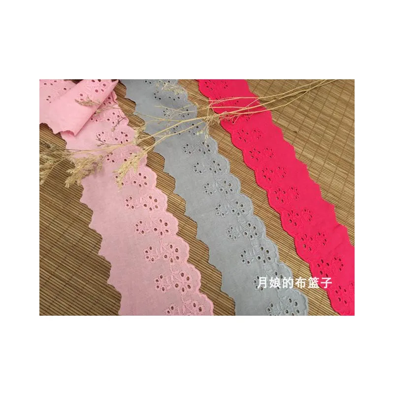 Хлопковое лоскутное кружево ручной работы 3 цвета 7 см|Кружево| |