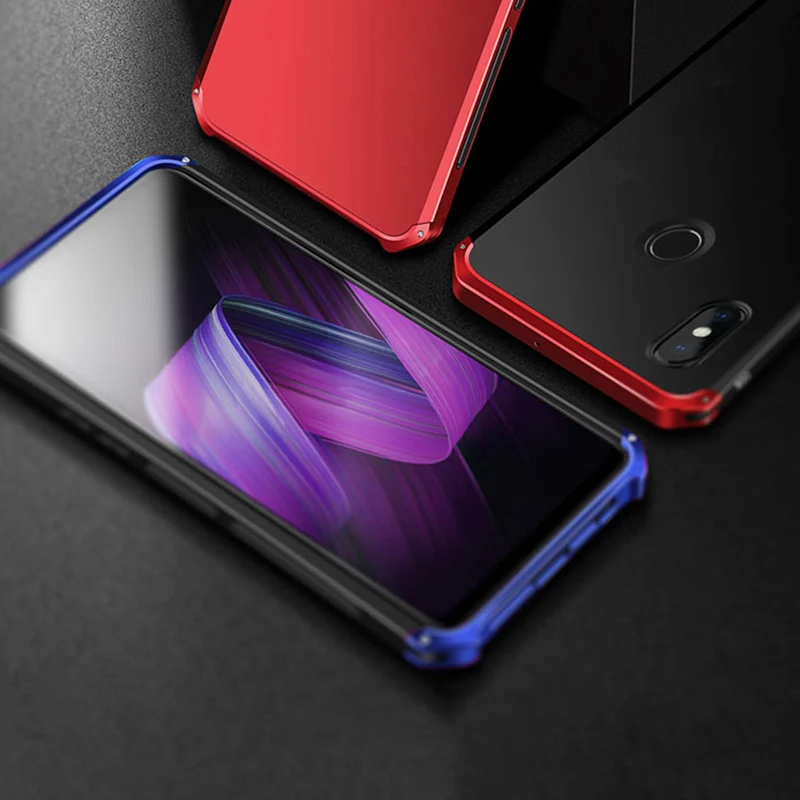 Глобальный противоударный защитный чехол для Xiaomi Redmi Note8 Pro чехол Роскошный металлический каркас жесткий \ Матовый ТПУ чехол для Redmi Note 7 6 Pro mi9 Coque