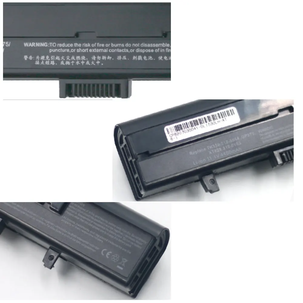 Battery For Dell 3UR18650F-2-DLL-23/0 PP28L RN887 RU028 T330 TK330/362/363 XT816/827/828 TX363 notebook computer Batteries | Мобильные