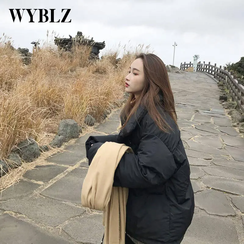 Winter Warm Parkas Women Plus Velvet Thicken Cotton Jacket Female Korean Loose Casual Solid Coat Chic Covered Button Jackets New