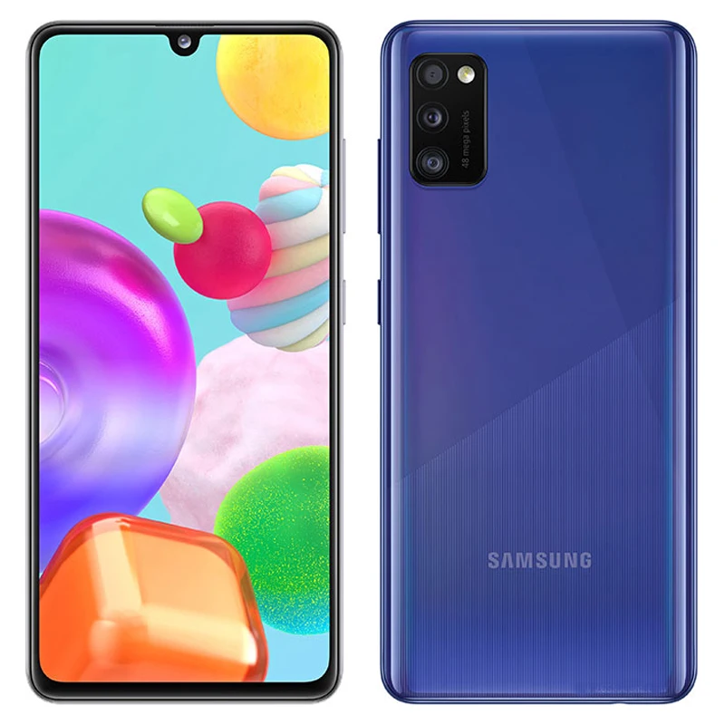 Samsung Galaxy A41 A415F телефон восемь ядер экран 6 1 дюйма 4 Гб + 64 ГБ | Мобильные телефоны и