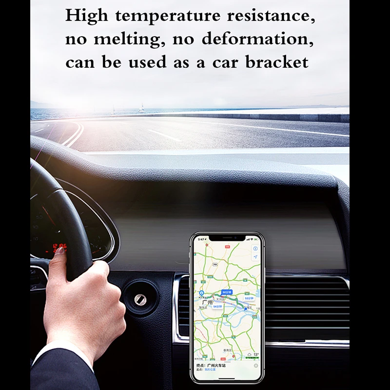 Универсальный автомобильный держатель для телефона зеркальная подставка нано