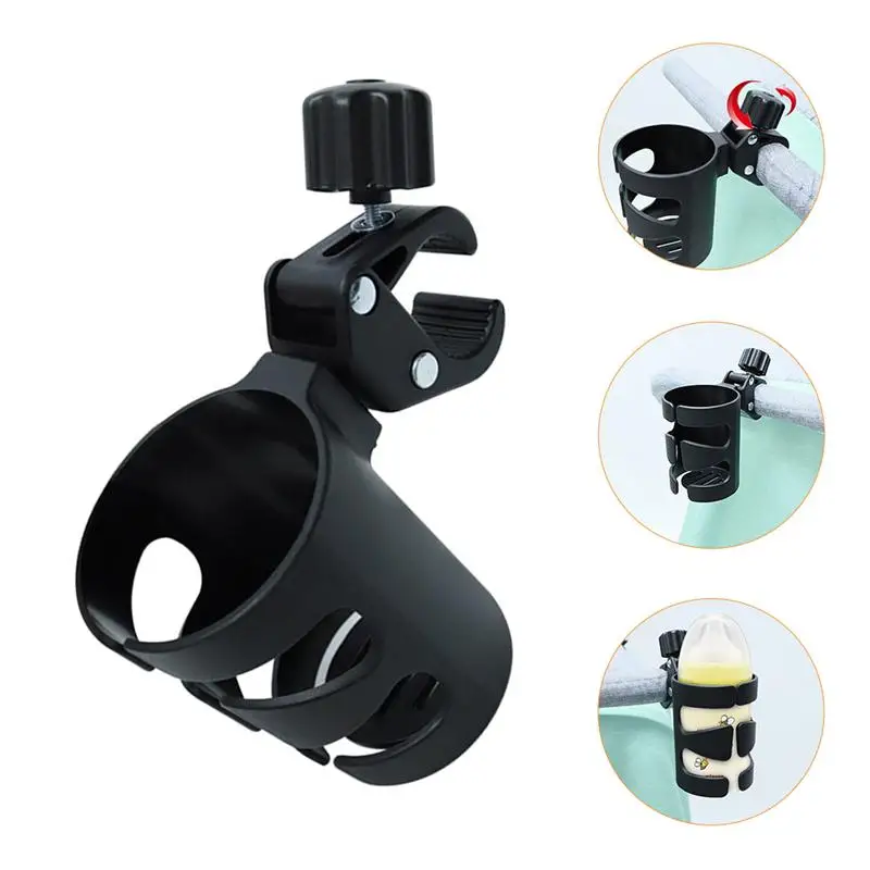 

1Pc Stroller Drink Holder Safe Adjustable Bike Bottler Holder Stroller Cup Holder
