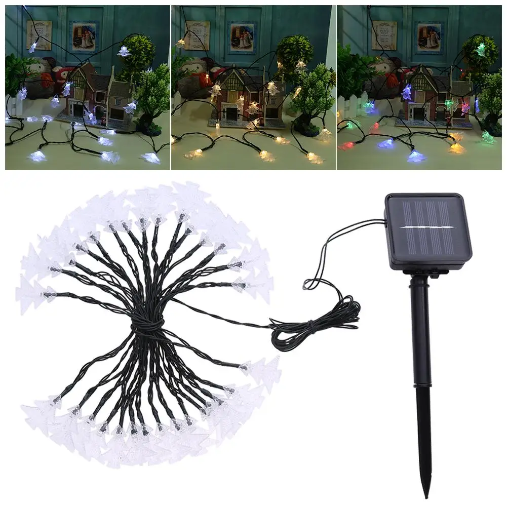 

LED Christmas tree String Lights Snow Fairy Garland Decoration for Christmas tree New Year Room Valentine's day Battery Operated