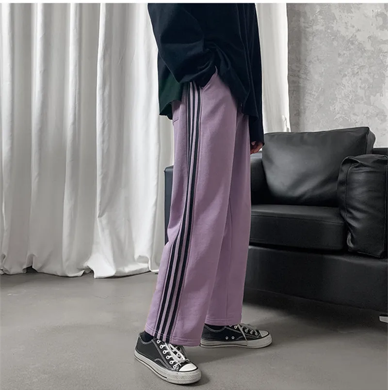 

Сезон осень-зима; Женские спортивные штаны Свободные прямые платья на каждый день с высокой талией, все-матч шорты для студентов спортивные ...