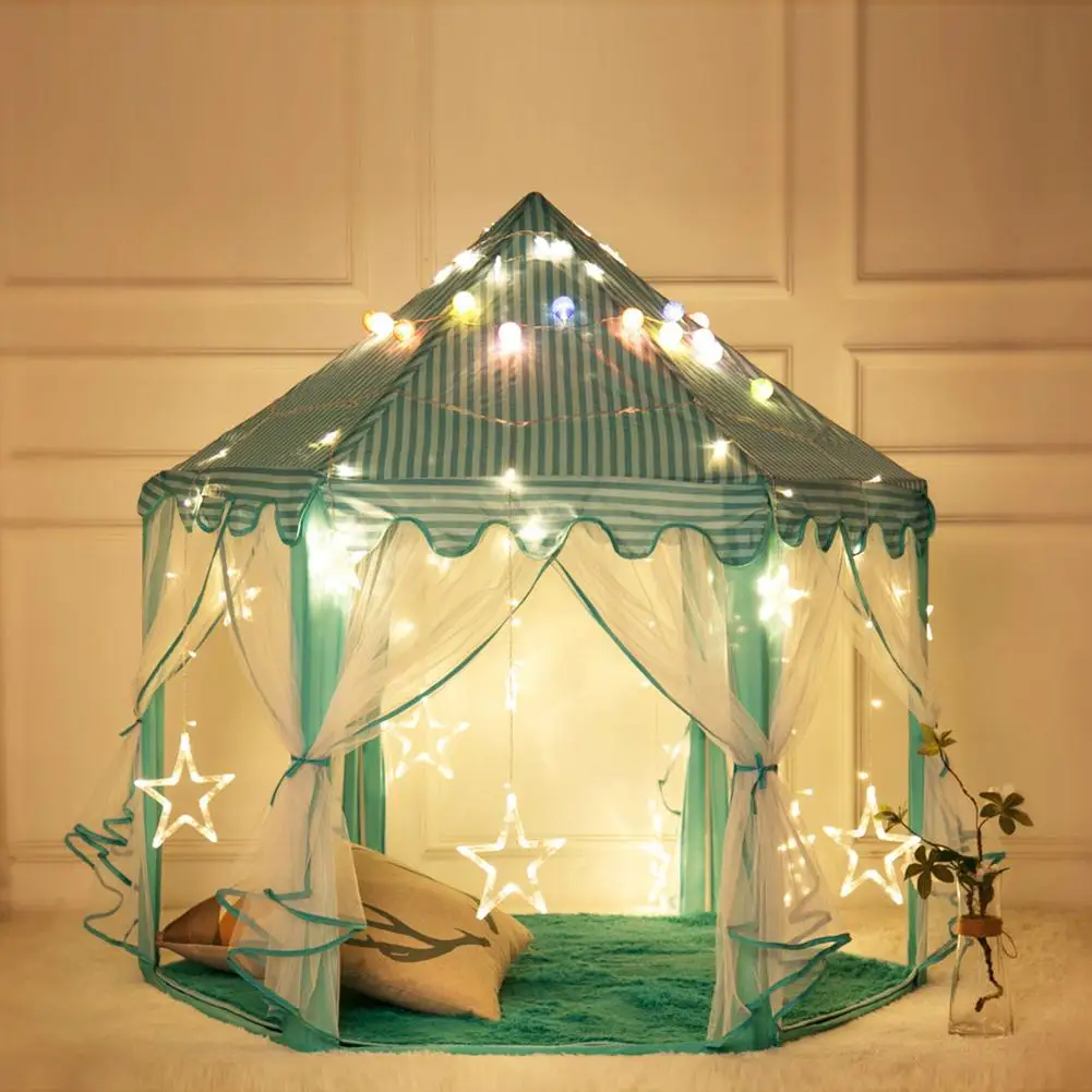 

Children Toy Tent For Game Room Decor Kids Outdoor Game Summer Children's Tent Princess Castle Tent Portable Foldable Gifts