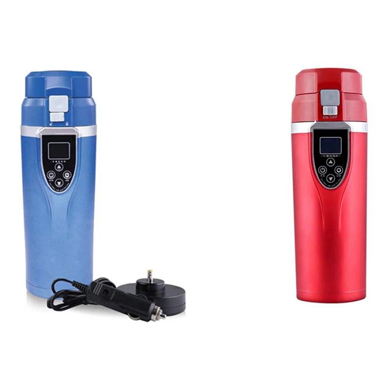 

350ML Electric Smart Car Heating Cup Travel Portable Teakettle Hot Water Cup Electric Kettle (DC12V/24V)