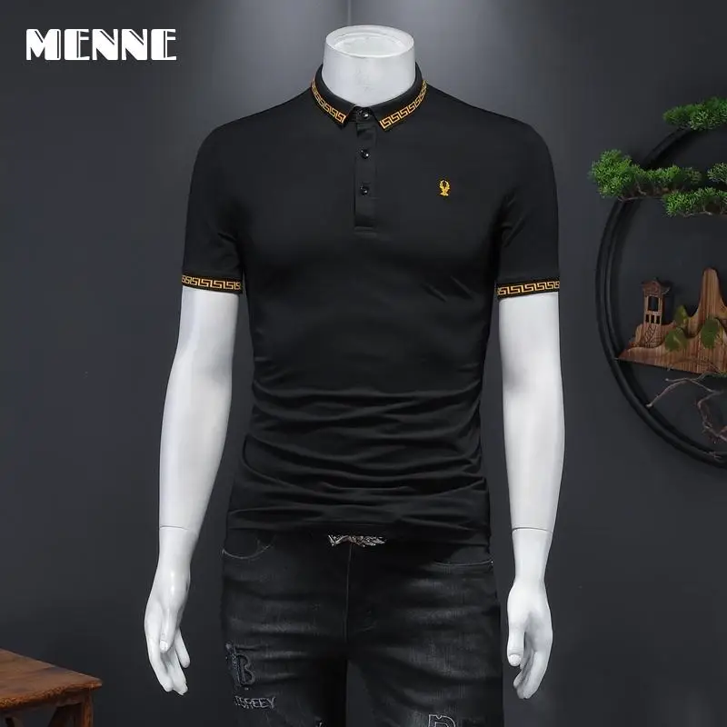 

New arrival high quality mens poloshirt Breathable Mercerized cotton men Polo shirts summer shirts for men style