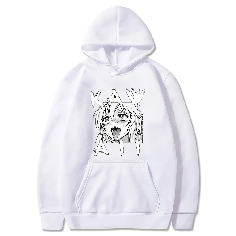 Kawaii Ahegao 2020 осень и зима Harajuku Модные мужские толстовки с капюшоном забавным