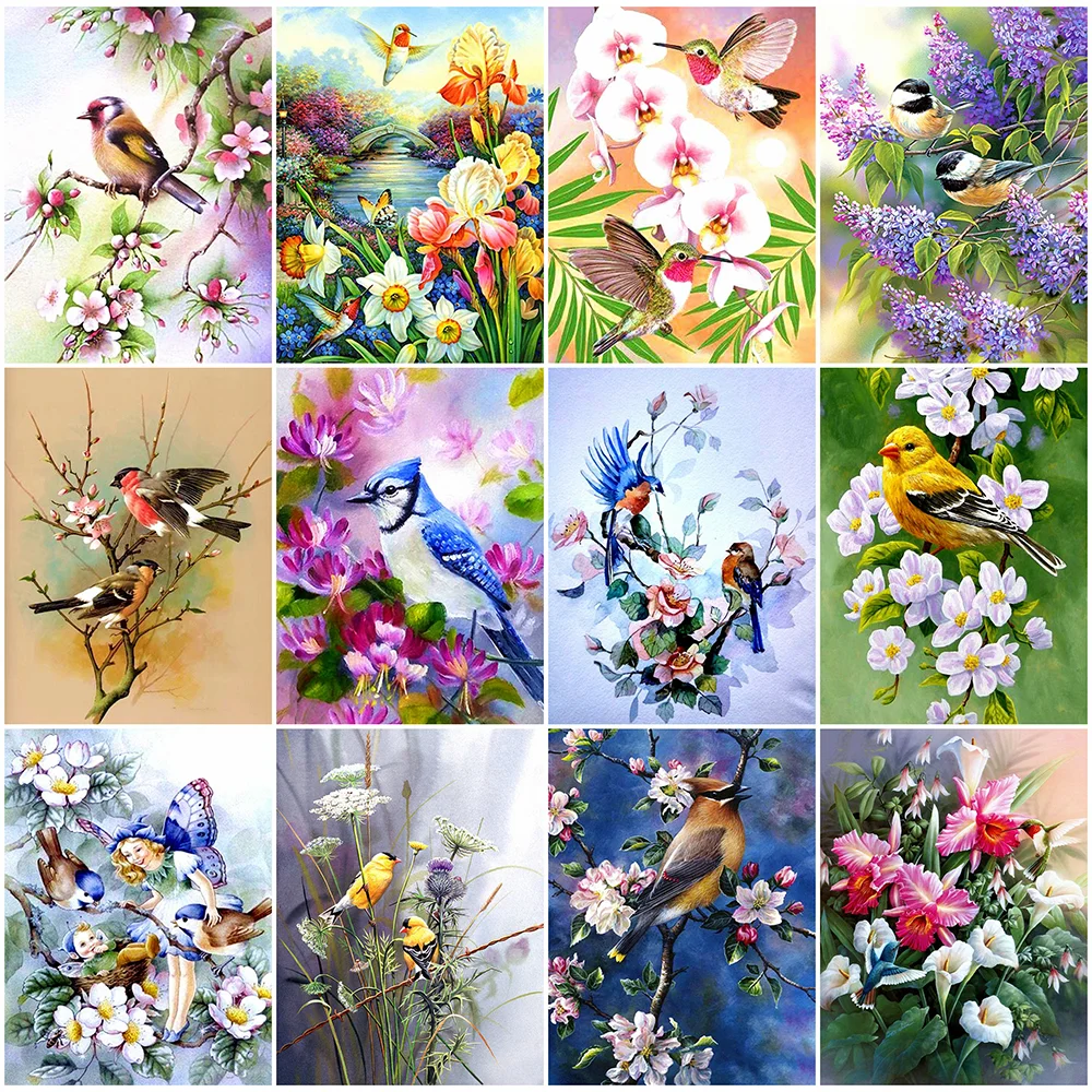 

Картина из страз 5D, мозаика в виде птицы, украшение для дома, вышивка в виде животного, подарок ручной работы, Новое поступление, алмазная жив...