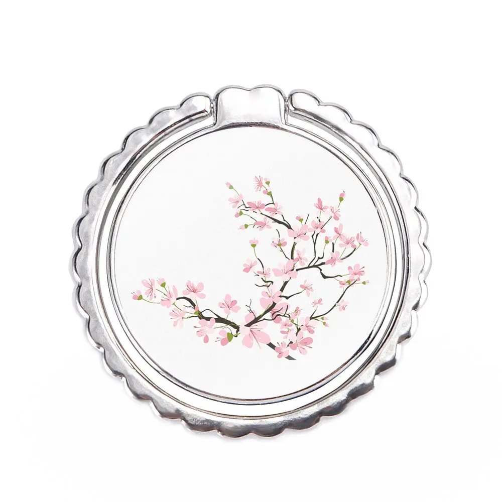 Кольцо-держатель для телефона с изображением цветущего вишневого дерева |
