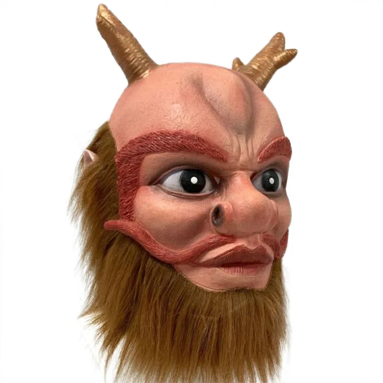 Китайская маска Короля Дракона Хэллоуин ужас латексная для косплея шар
