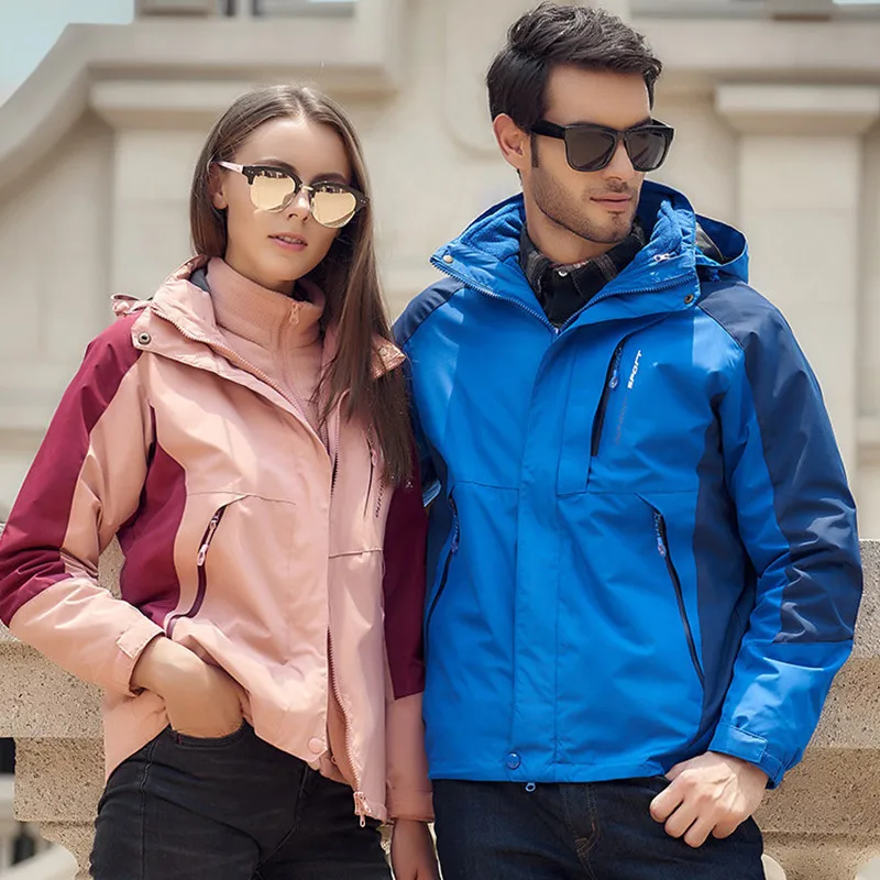 Осенне-зимний толстый теплый комплект из двух предметов для мужчин и женщин