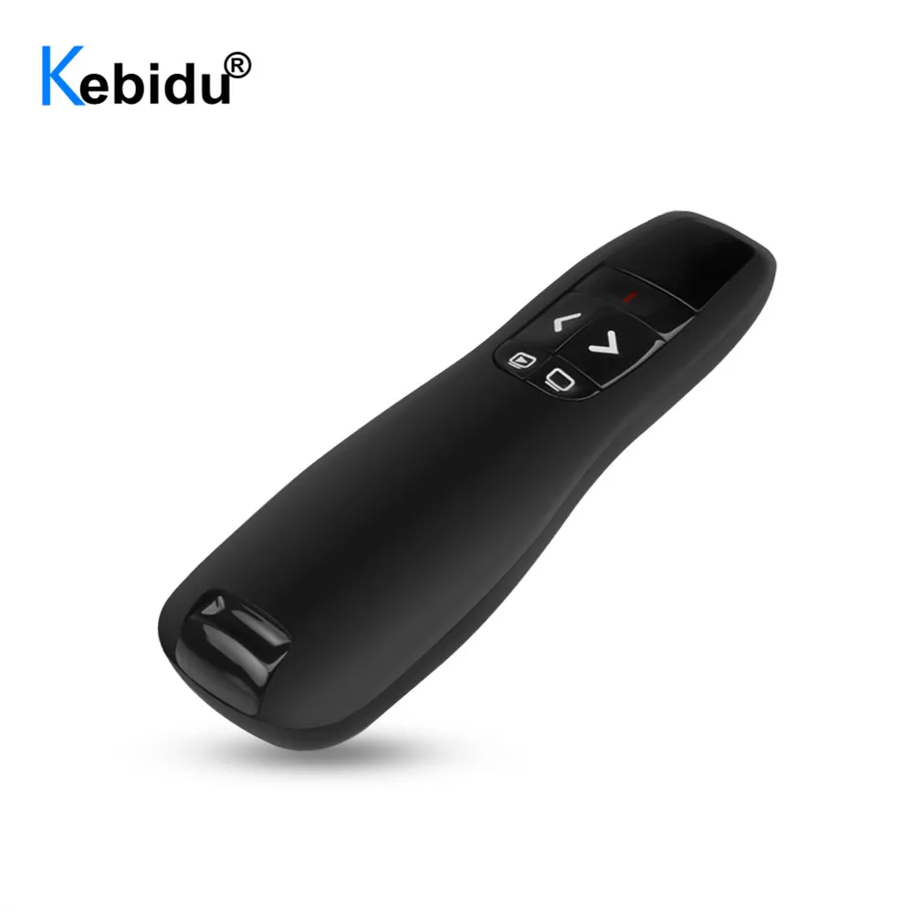 Беспроводная указка KEBIDU R400 2 4 ГГц USB красная лазерная PPT пульт дистанционного
