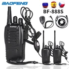 Рация Baofeng BF-888S 5 Вт портативная двухсторонняя, UHF 400-470 МГц, трансивер bf888S, 3 шт.